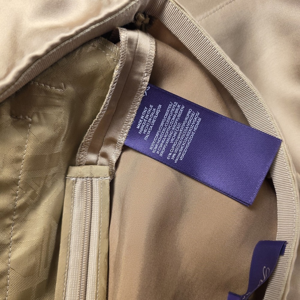 Ralph Lauren Purple Label Ainsworth Washed Silky Satin Shorts Womens 0 $990 - Picture 4 of 8